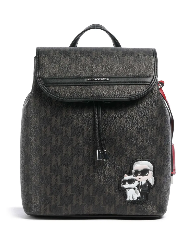 Karl Lagerfeld Rucksack Ikon Monogram Small in braun Braun