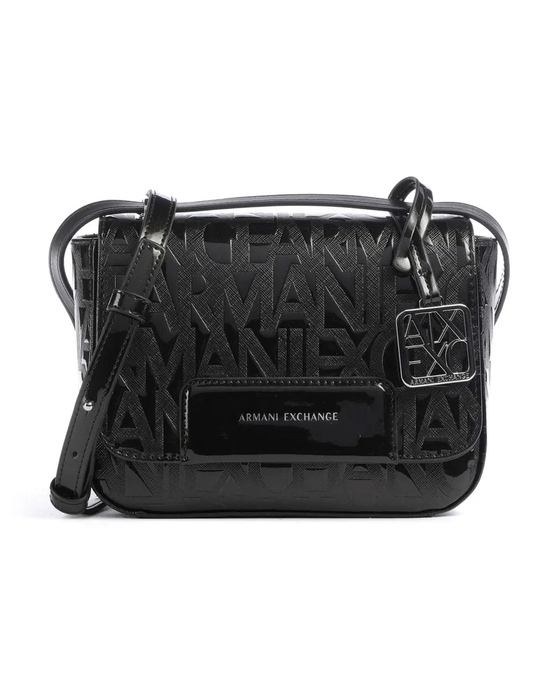 Armani Exchange Umhängetasche Liz Patent in schwarz Schwarz