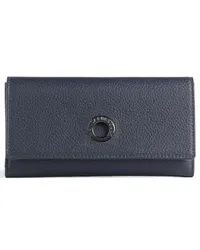 Mandarina Duck Mellow Leather Geldbörse dunkelblau Blau