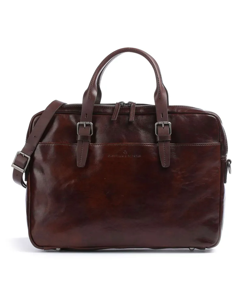 Castelijn & Beerens Aktentasche Rien RFID in braun Braun