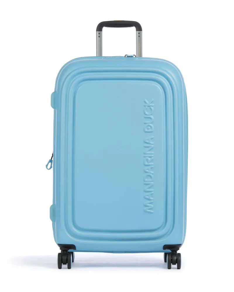 Mandarina Duck 4-Rollen Trolley Logoduck+ in blau Blau