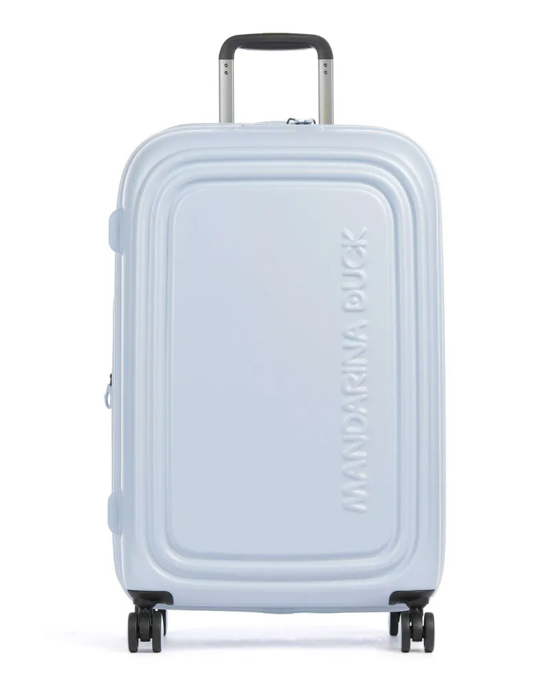 Mandarina Duck 4-Rollen Trolley Logoduck+ in blau Blau