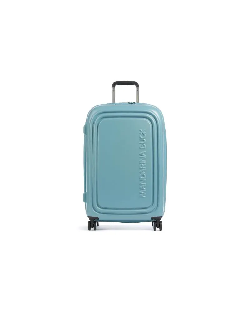Mandarina Duck Logoduck+ 4-Rollen Trolley aqua Blau