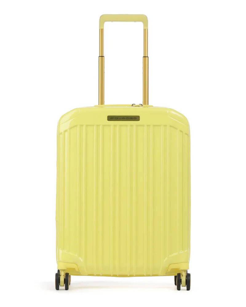 Piquadro 4-Rollen Trolley PQ Light S in gelb Gelb