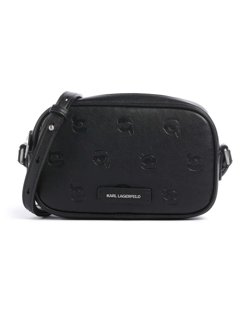 Karl Lagerfeld Umhängetasche K/Ikon Monogram in schwarz Schwarz
