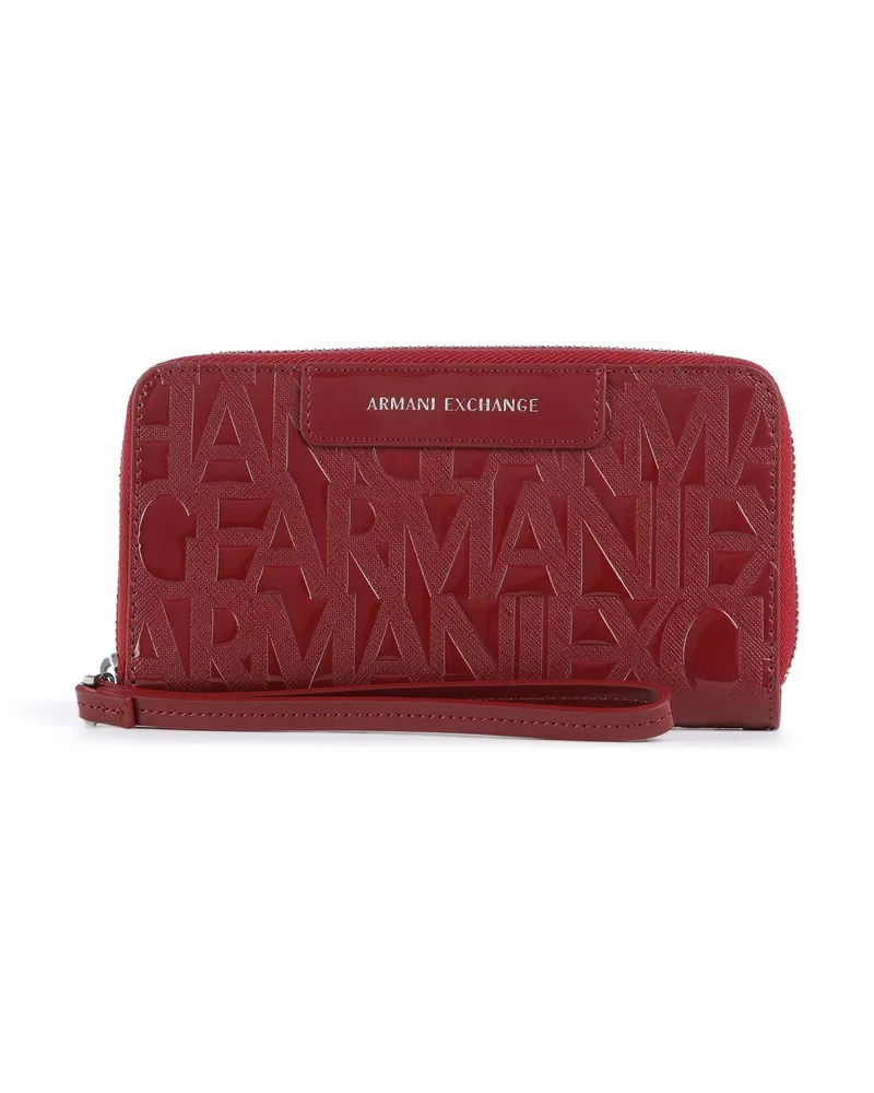 Armani Exchange Geldbörse Liz Patent in rot Rot