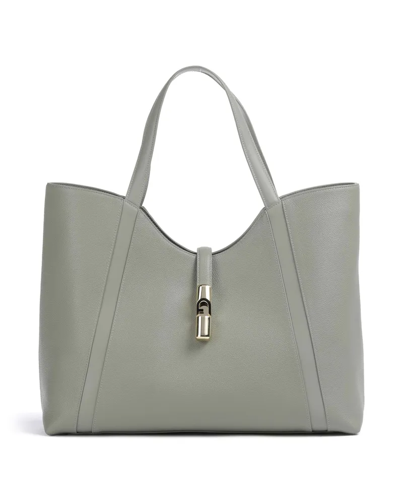 Furla Shopper Goccia XL in grau Grau