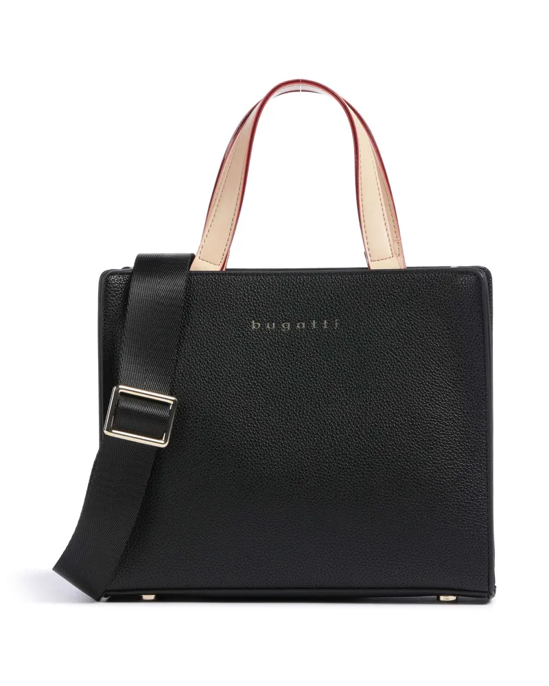 Bugatti Handtasche Ella in schwarz Schwarz