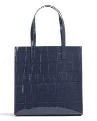 Ted Baker Croccon Shopper dunkelblau Blau