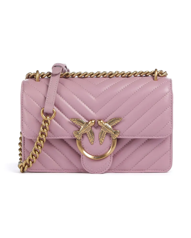 Pinko Schultertasche Love One Mini in violett Violett