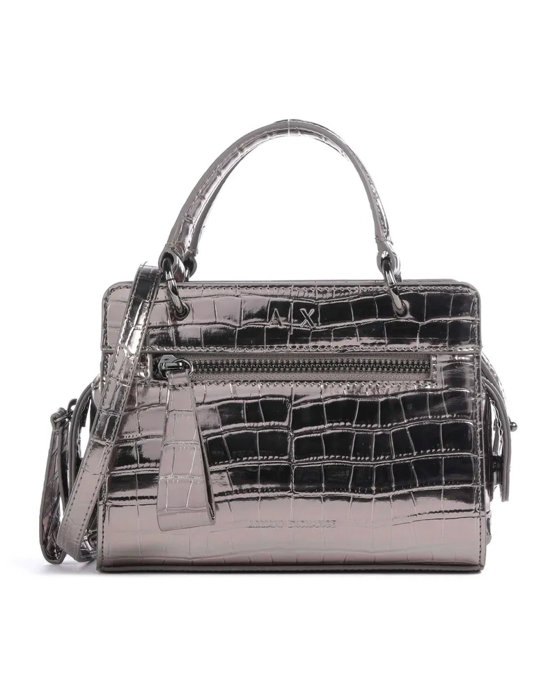 Armani Exchange Umhängetasche Diane Mini Croco in grau Grau