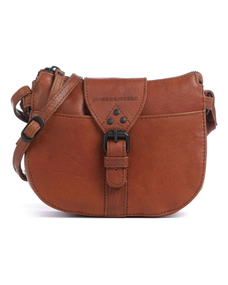 Spikes & Sparrow Umhängetasche Bronco Krystina in braun Braun