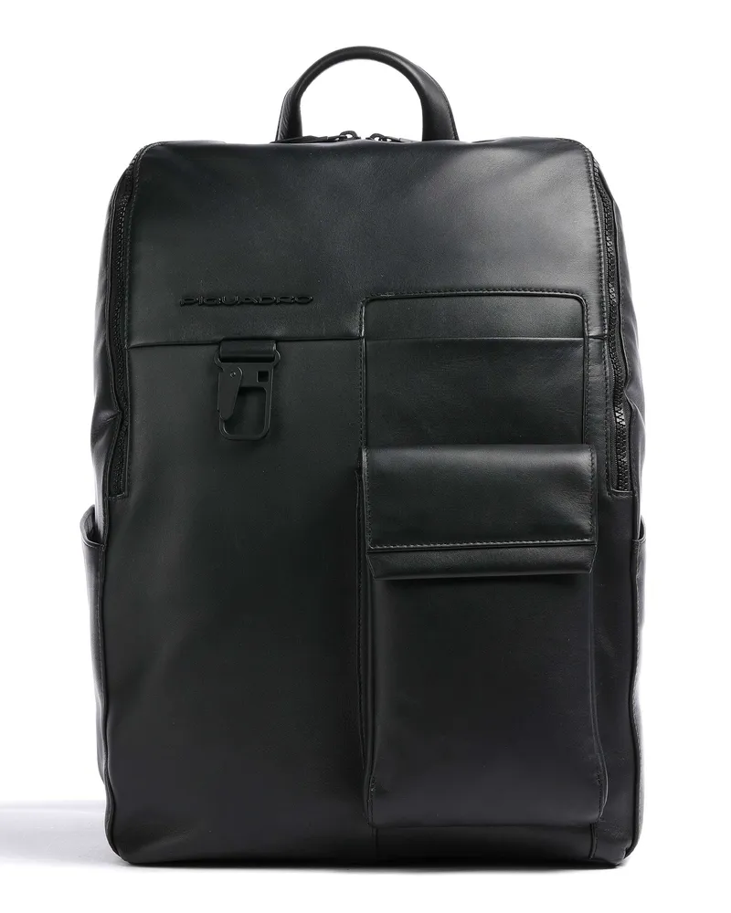 Piquadro Rucksack Finn in schwarz Schwarz