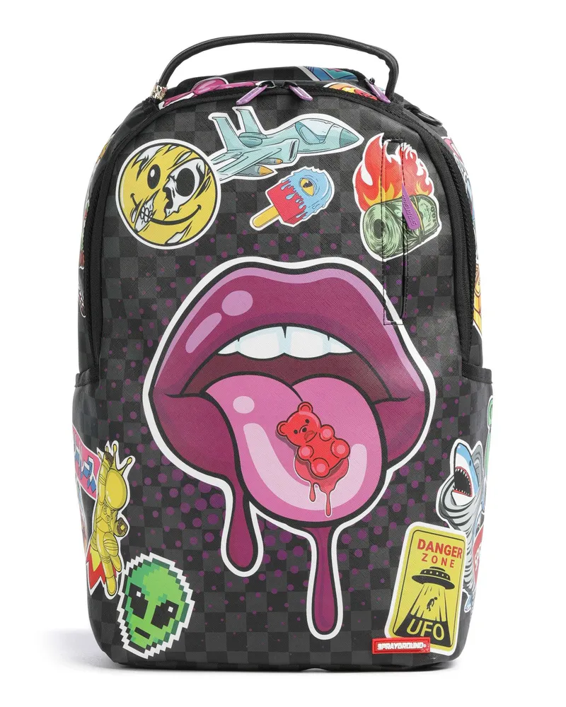Sprayground Rucksack Lips Smack Down in mehrfarbig Mehrfarbig