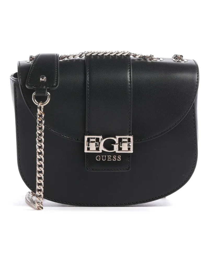 Guess Schultertasche Jane in schwarz Schwarz