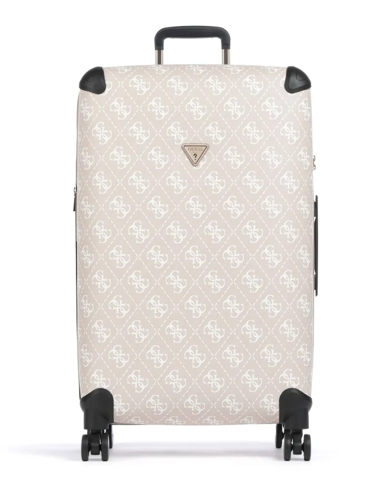 Guess 4-Rollen Trolley Berta Maxi 4G in beige Beige
