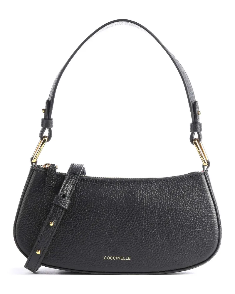 Coccinelle Schultertasche Merveille in schwarz Schwarz