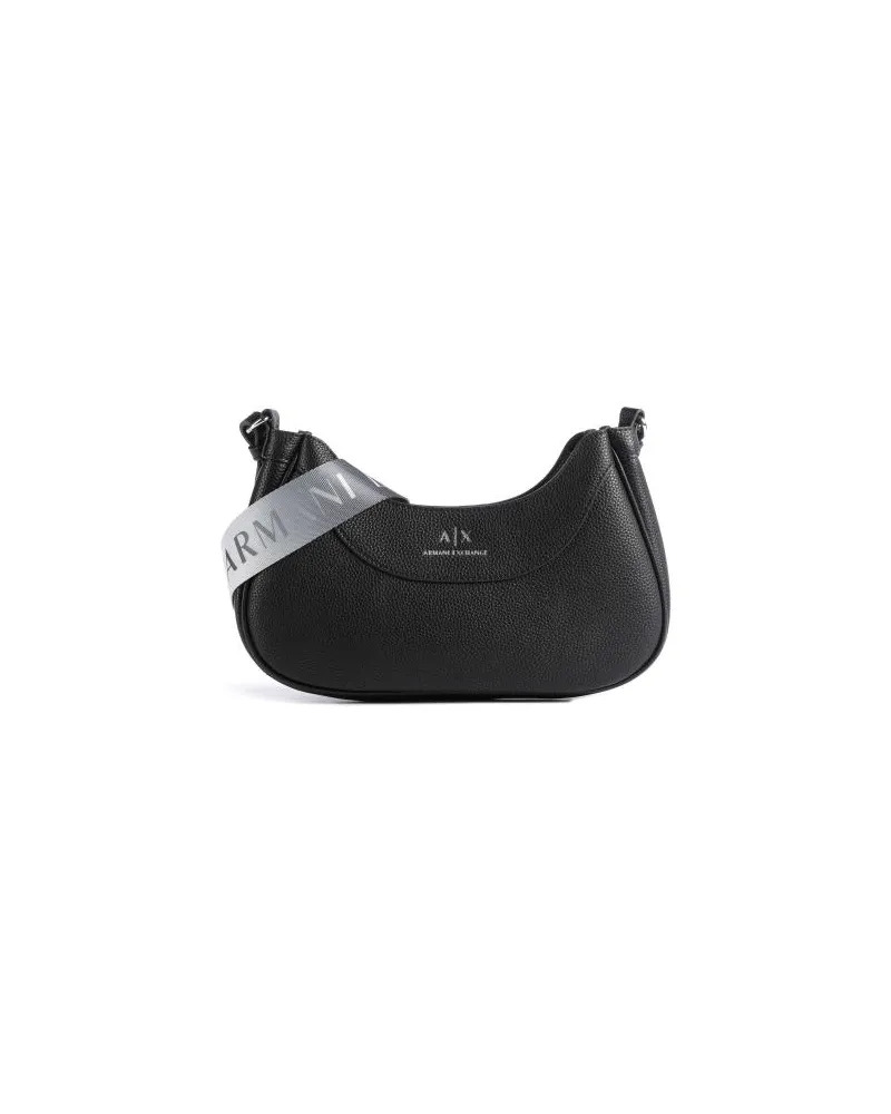 Armani Exchange Wave S Umhängetasche schwarz Schwarz