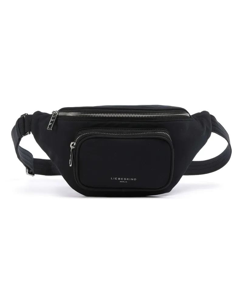 Liebeskind Gürteltasche Lila Nylon M in schwarz Schwarz