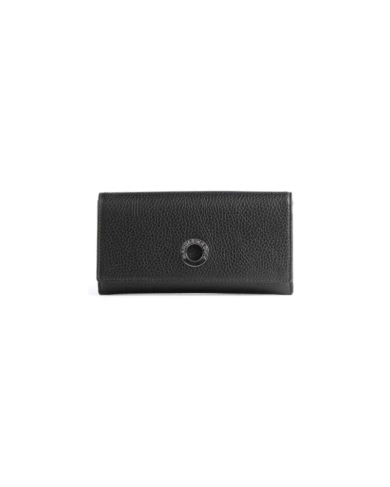 Mandarina Duck Mellow Leather Geldbörse schwarz Schwarz