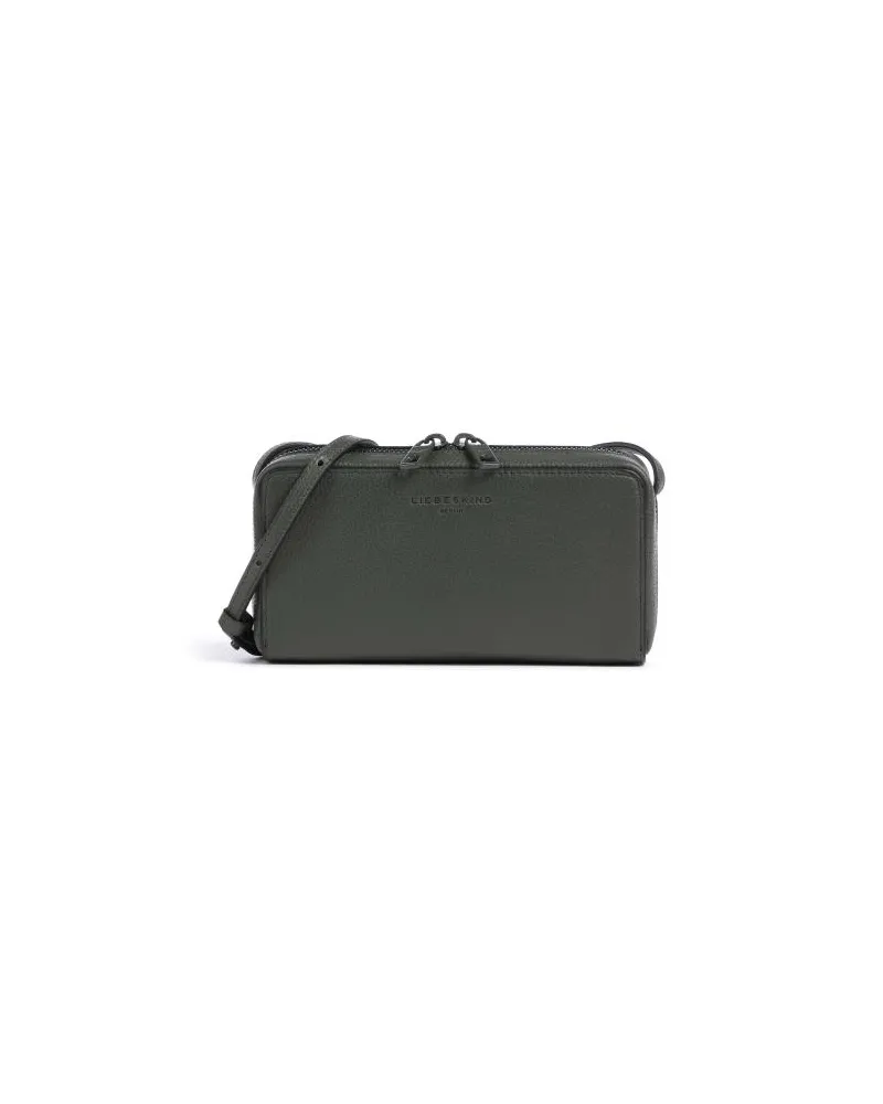 Liebeskind Lou Small Pebble XS Geldbörse dunkelgrün Grün