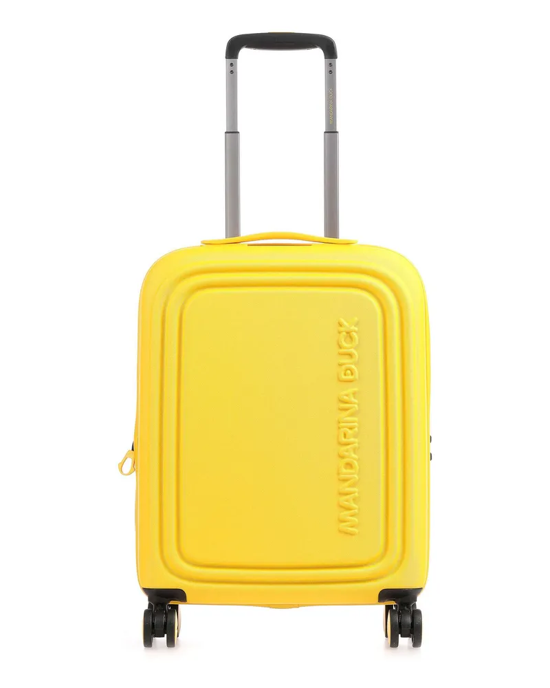 Mandarina Duck 4-Rollen Trolley Logoduck+ in gelb Gelb
