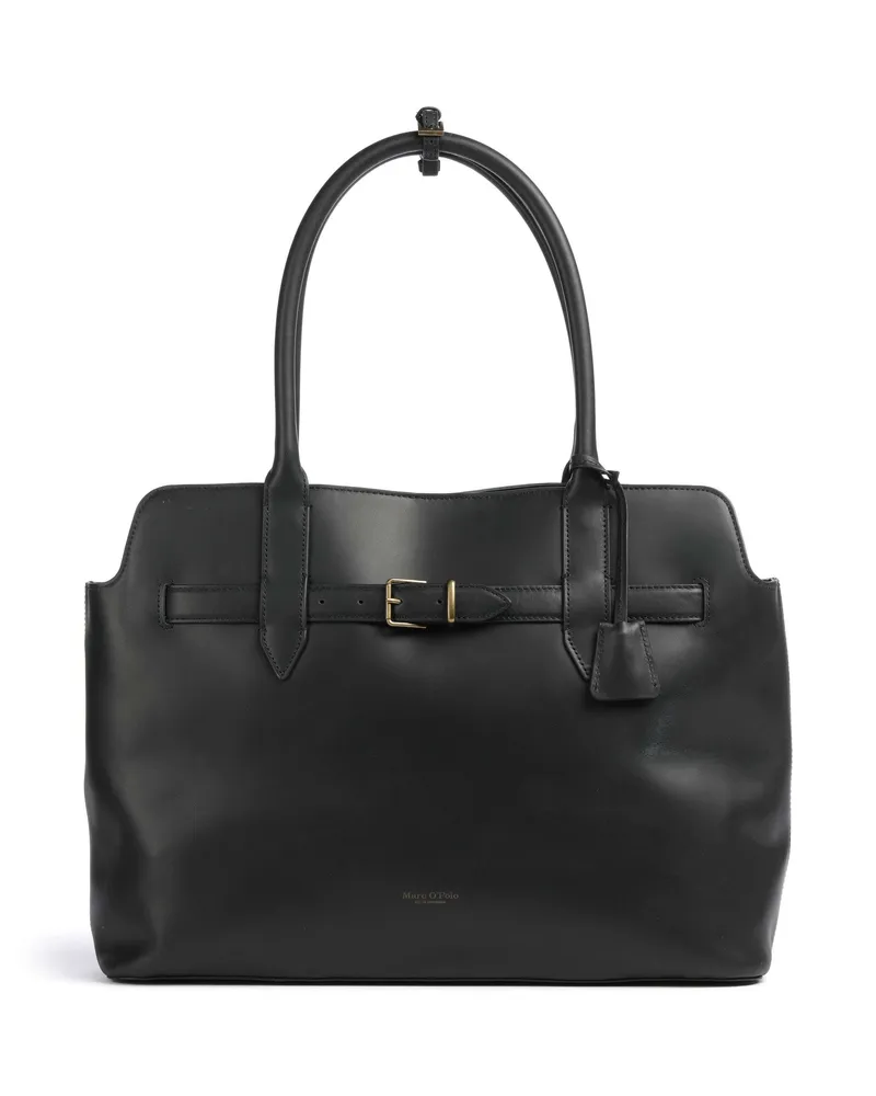 Marc O'Polo Shopper Gina L in schwarz Schwarz