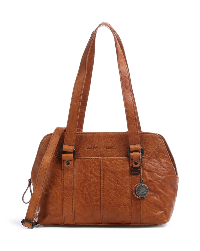 Spikes & Sparrow Schultertasche Bronco in braun Braun