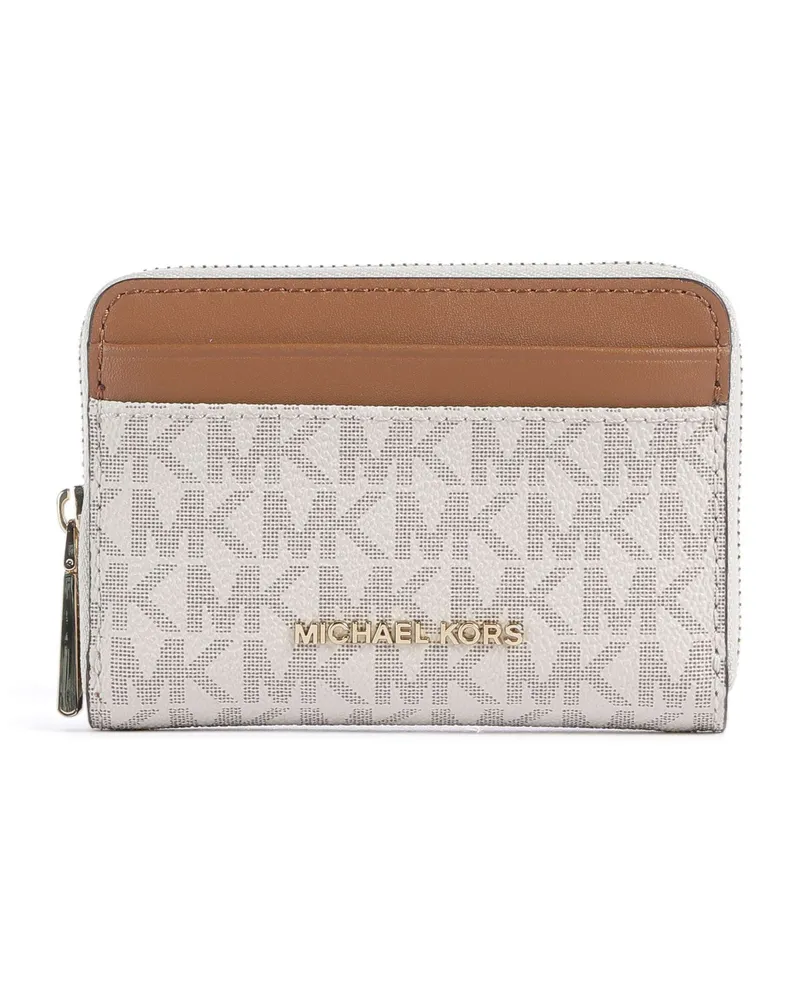 Michael Kors Geldbörse Jet Set in elfenbein Beige