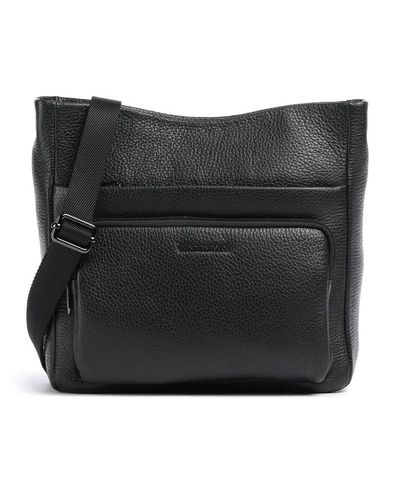 Mandarina Duck Umhängetasche Mellow Leather in schwarz Schwarz