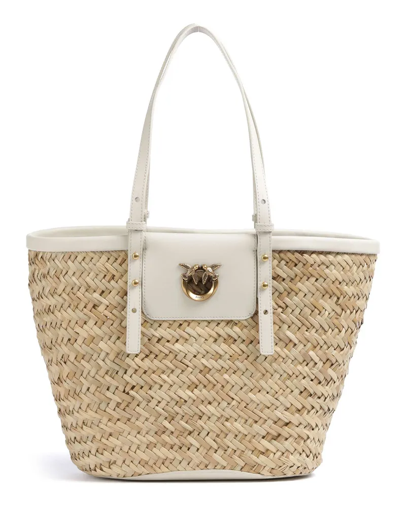 Pinko Shopper Love Summer in beige Beige
