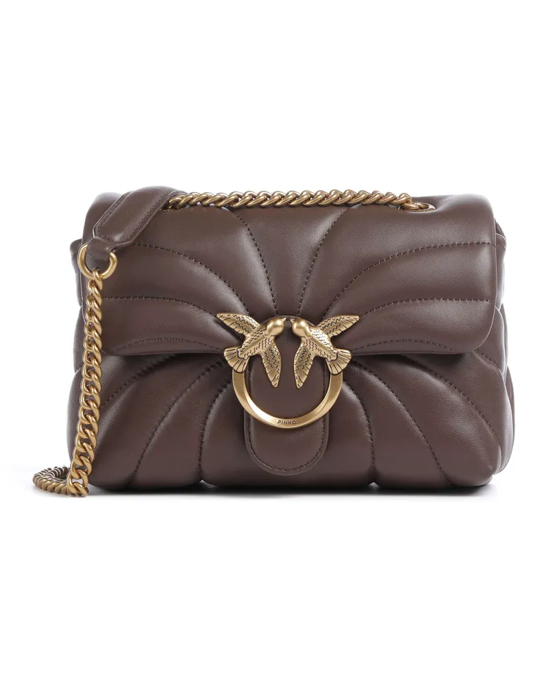 Pinko Schultertasche Love Puff Mini in braun Braun