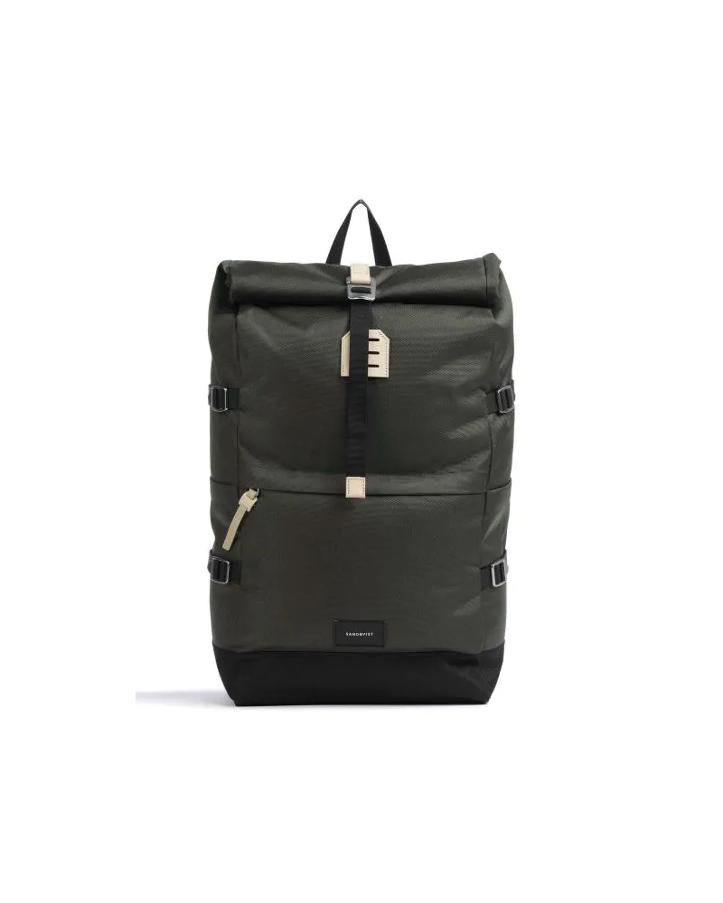 Sandqvist Urban Outdoor Bernt Rolltop Rucksack olivgrün Oliv