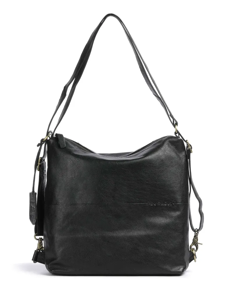 Burkely Rucksack-Tasche Natural Norah in schwarz Schwarz