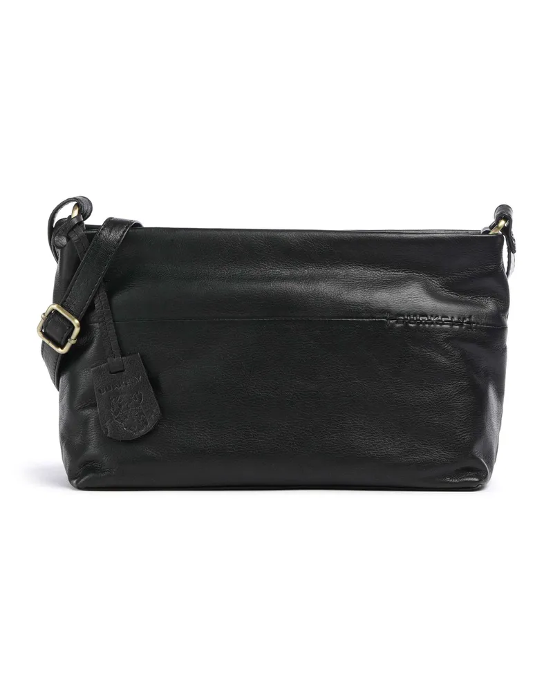 Burkely Umhängetasche Natural Norah in schwarz Schwarz
