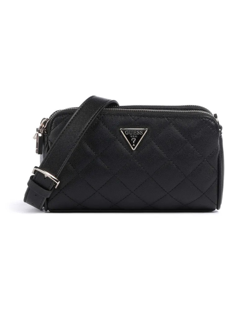 Guess Umhängetasche Carly Eco in schwarz Schwarz