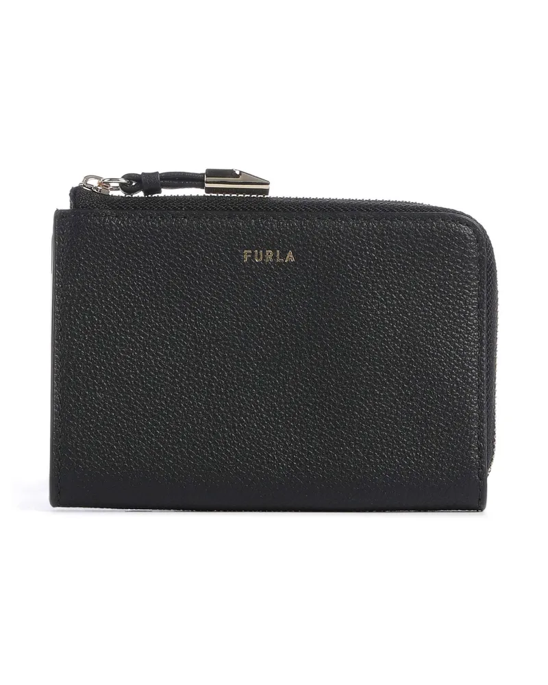 Furla Kreditkartenetui Goccia M in schwarz Schwarz