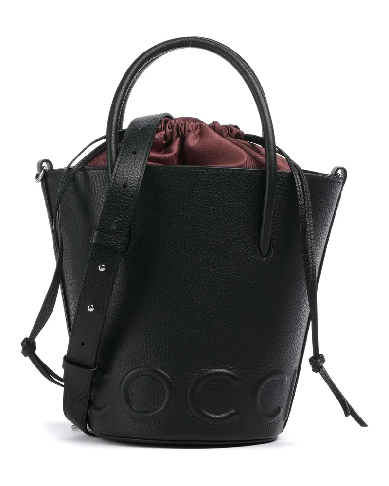 Coccinelle Bucket bag Myrtha Maxi Logo in schwarz Schwarz