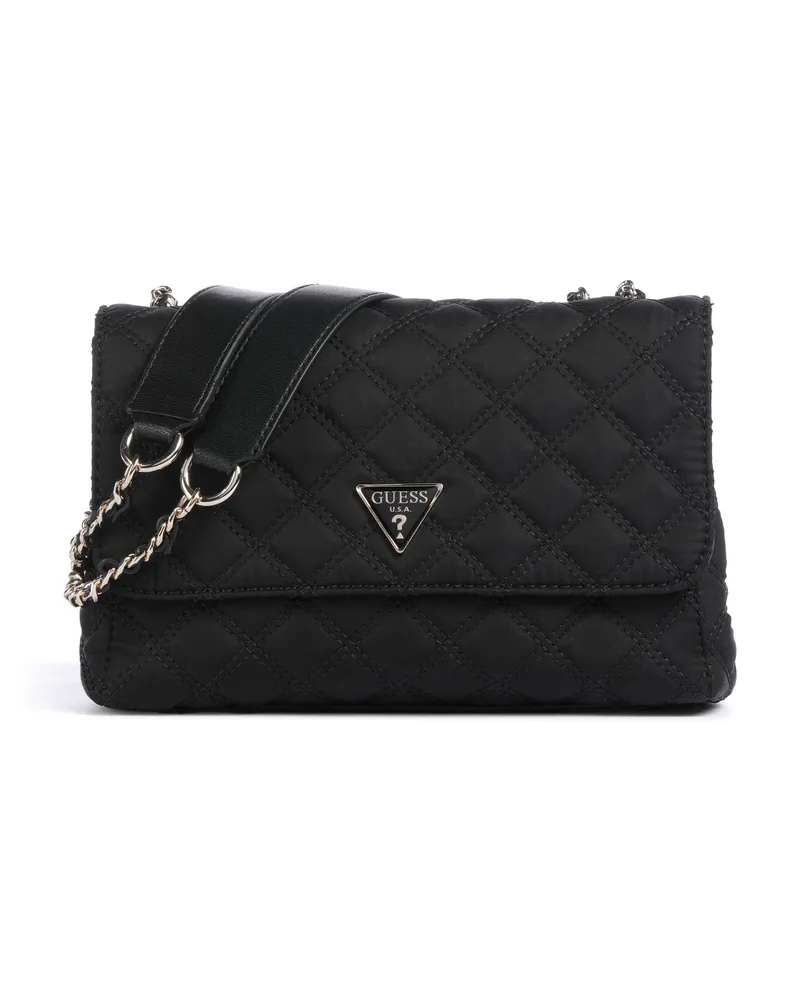 Guess Schultertasche Giully in schwarz Schwarz