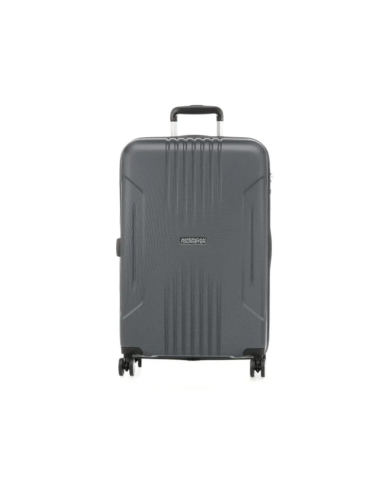 American Tourister Tracklite 4-Rollen Trolley dunkelgrau Grau