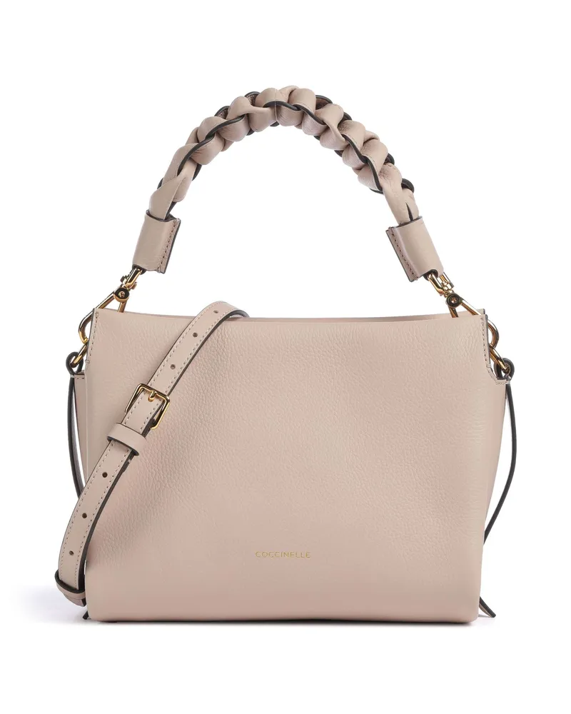 Coccinelle Handtasche Boheme Grana Double in beige Beige