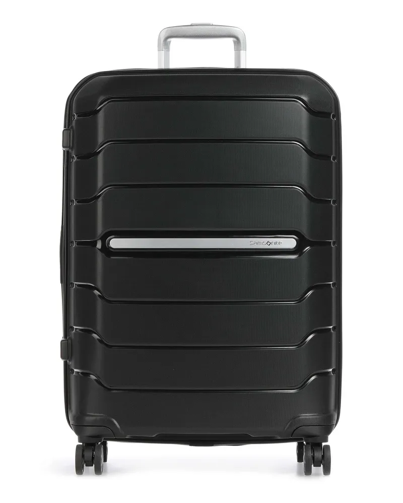 Samsonite 4-Rollen Trolley Flux Exp in schwarz Schwarz