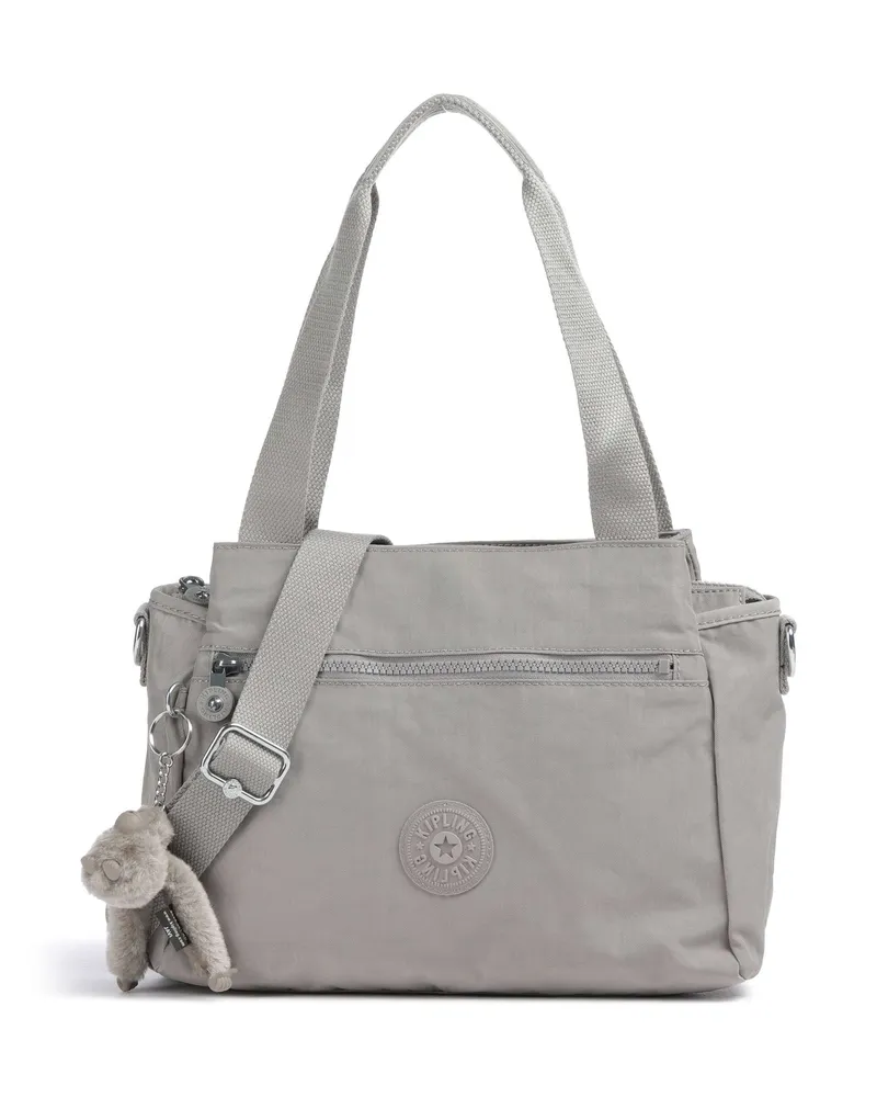 Kipling Schultertasche Basic Elysia in grau Grau