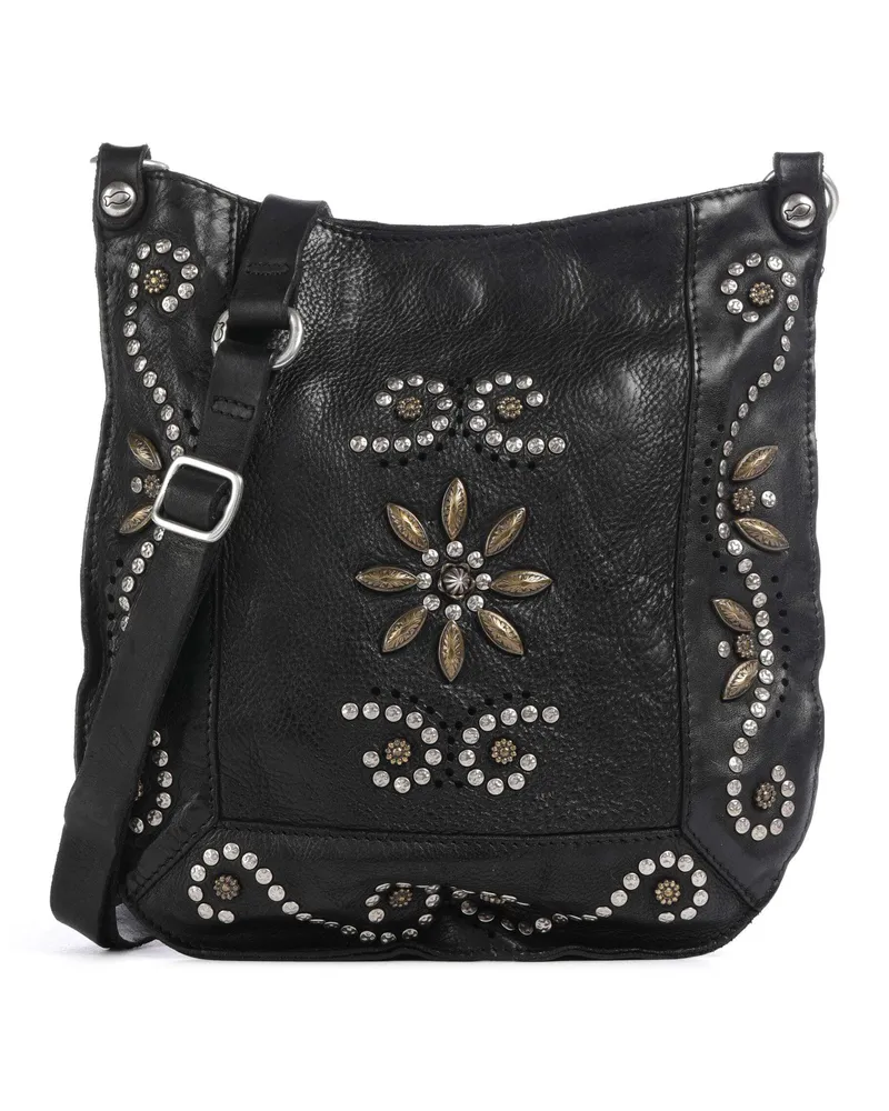 Campomaggi Umhängetasche in schwarz Schwarz