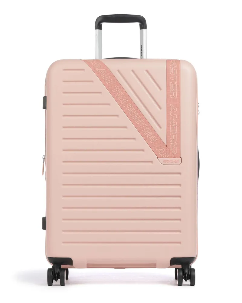 American Tourister 4-Rollen Trolley Dynabelt in pink Pink