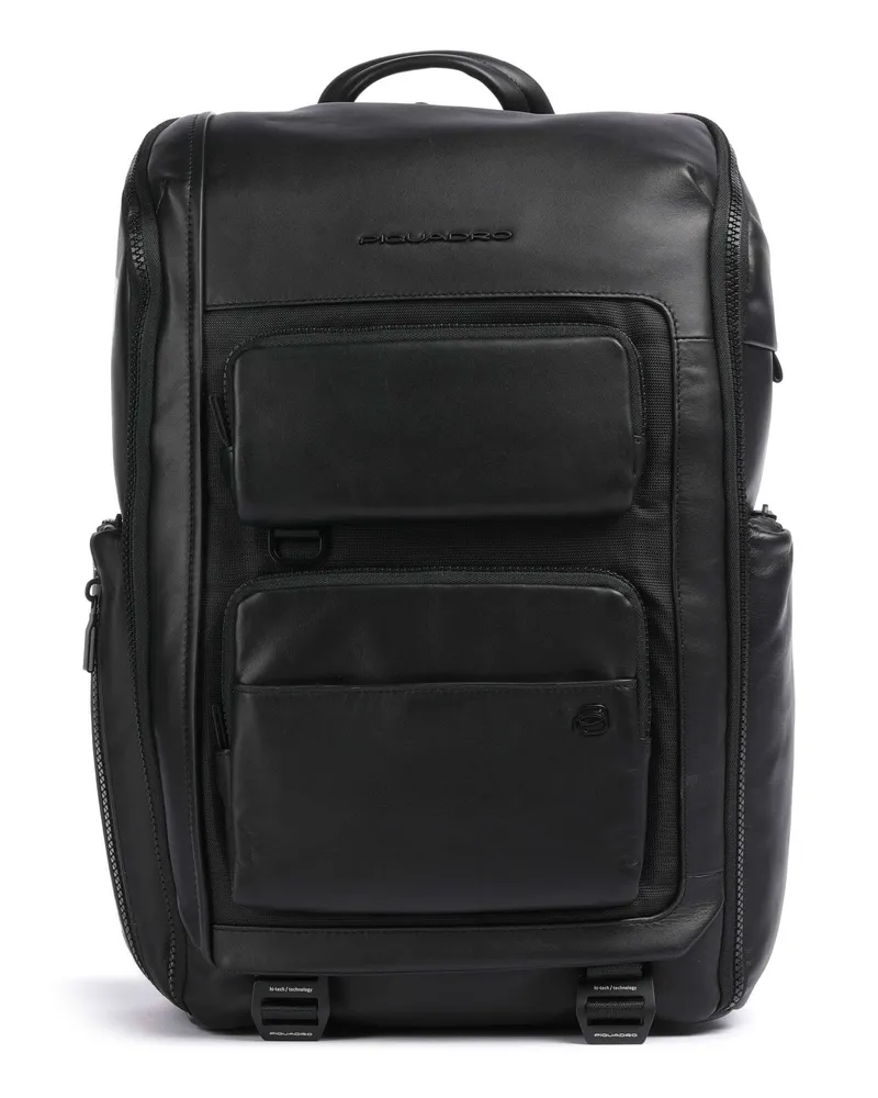 Piquadro Reiserucksack Liko in schwarz Schwarz