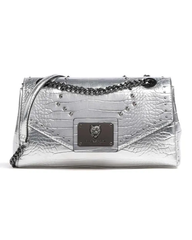 Philipp Plein Grace Umhängetasche silber Silber