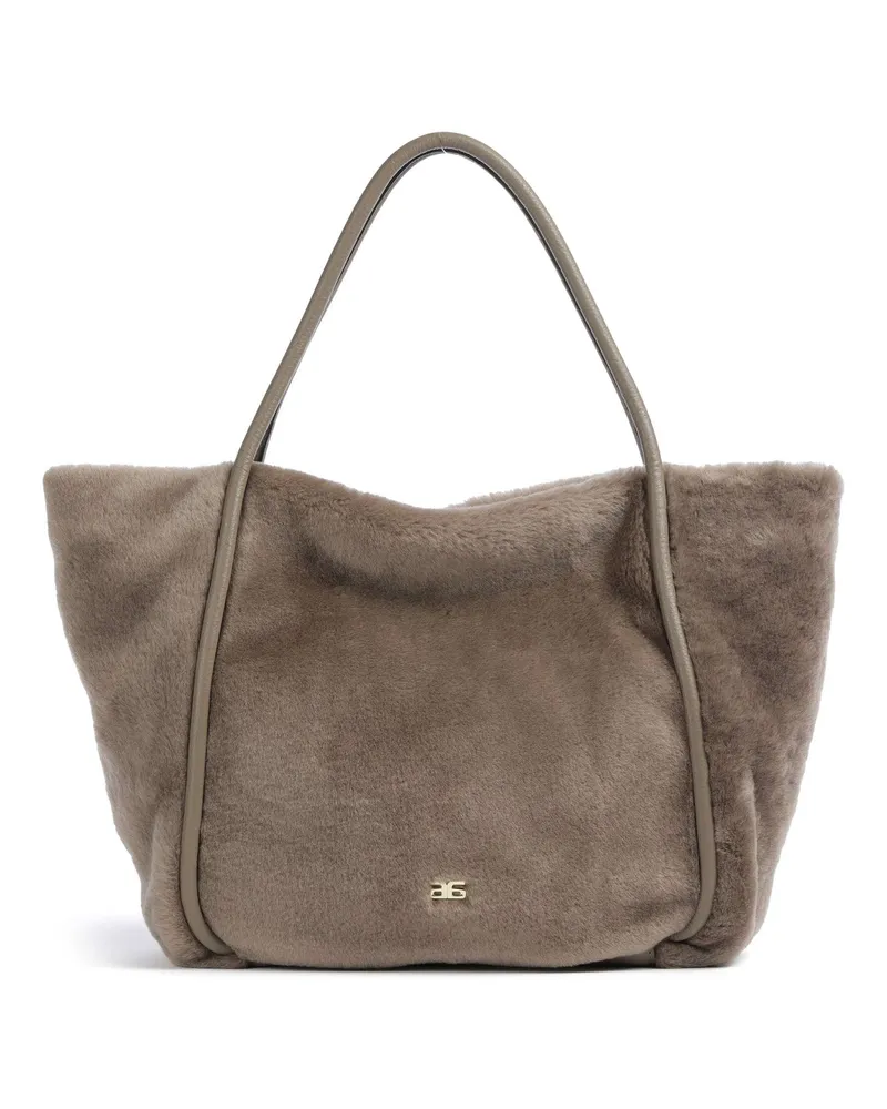 Abro Shopper Shearling Willow in grau Grau