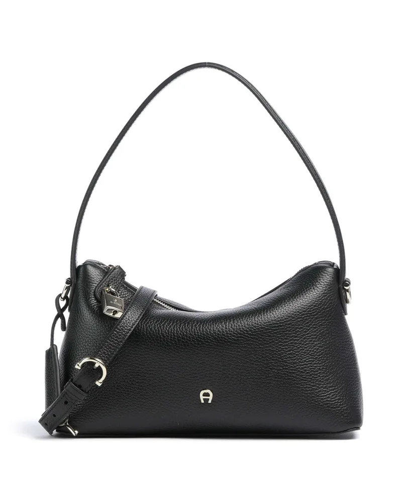 Aigner Schultertasche Delia S in schwarz Schwarz