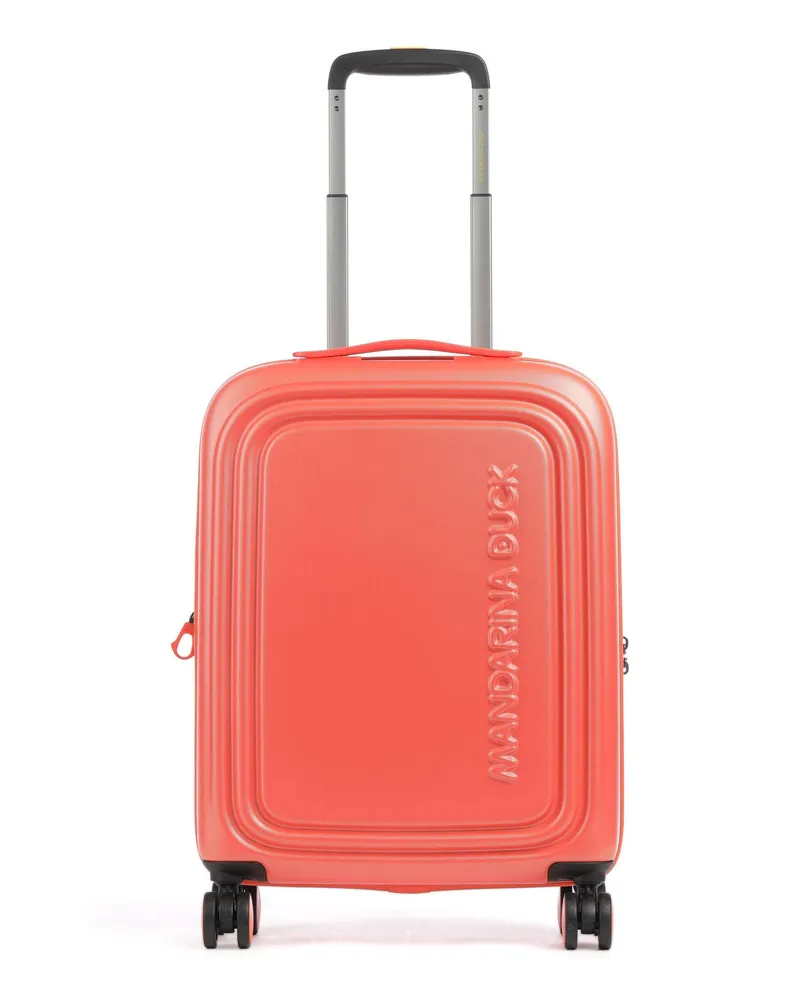Mandarina Duck 4-Rollen Trolley Logoduck+ in orange Orange